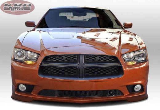 KBD Urethane Premier Front Bumper Lip 11-14 Dodge Charger